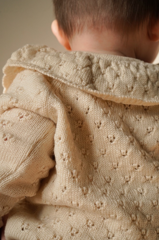 Shownicer Strickjacke Damen - Laternenärmel Cardigan Open Front