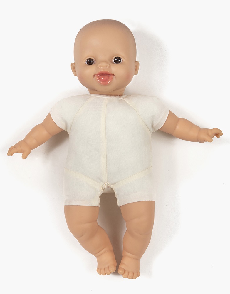 Puppe mit Stoffkörper 28 cm