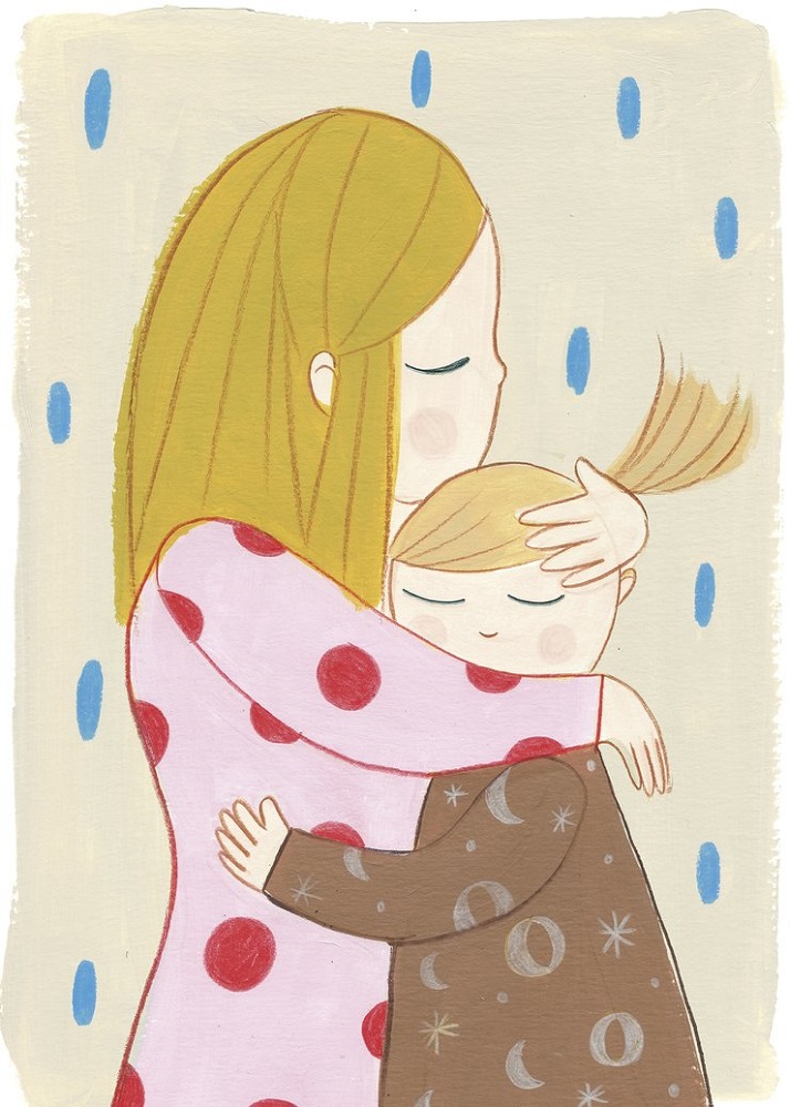 50x70 Poster Embrace Sisters 